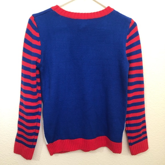 IT'S OUR TIME Girls Holiday Christmas Sweater Snowman Love NWT $40 - Picture 8 of 13